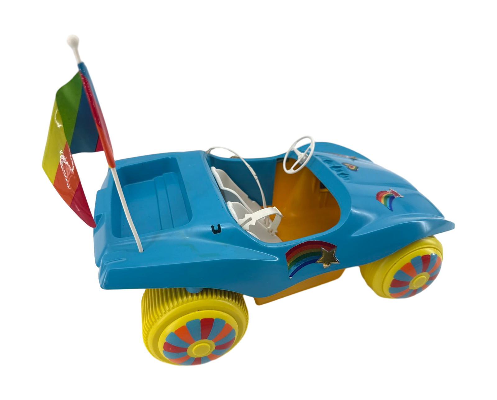 1983 Mattel Rainbow Brite Color Buggy Blue Conv. Car