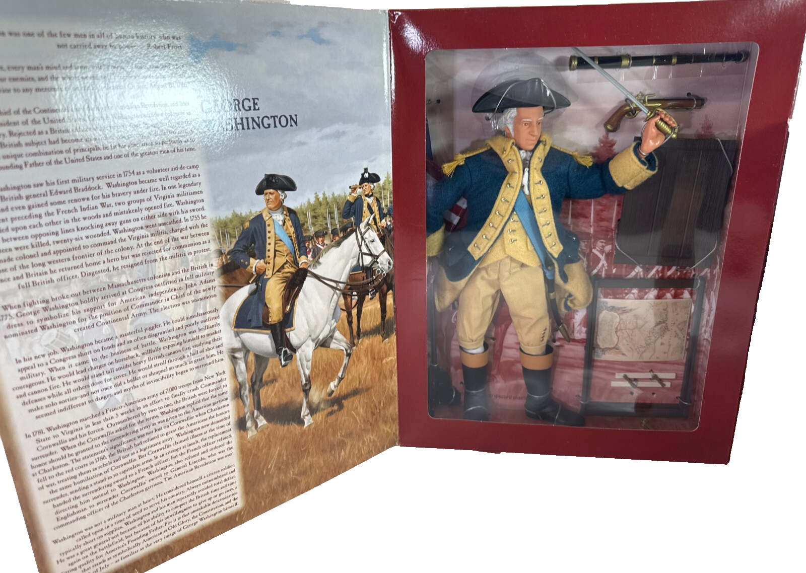 GI Joe George Washington 12" Figure Classic Collection 1998 Hasbro Independence