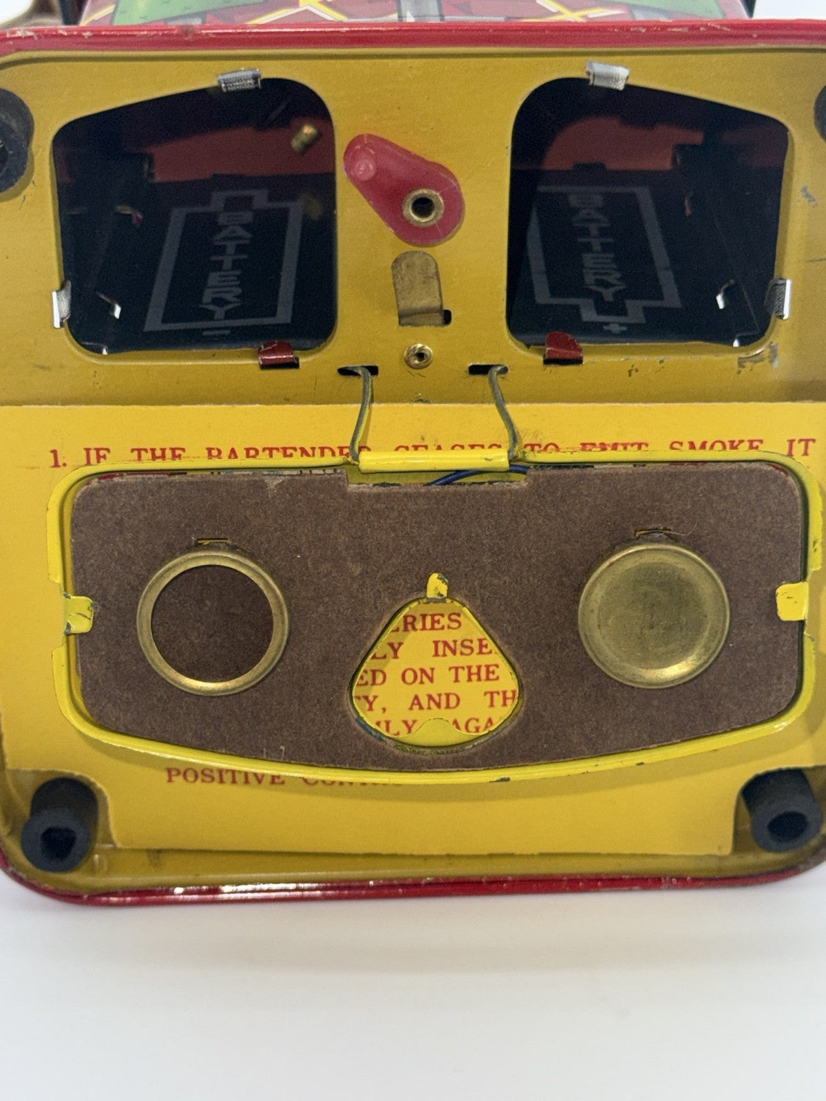 1960s Rosko Charley Weaver Bartender Tin Toy Japan