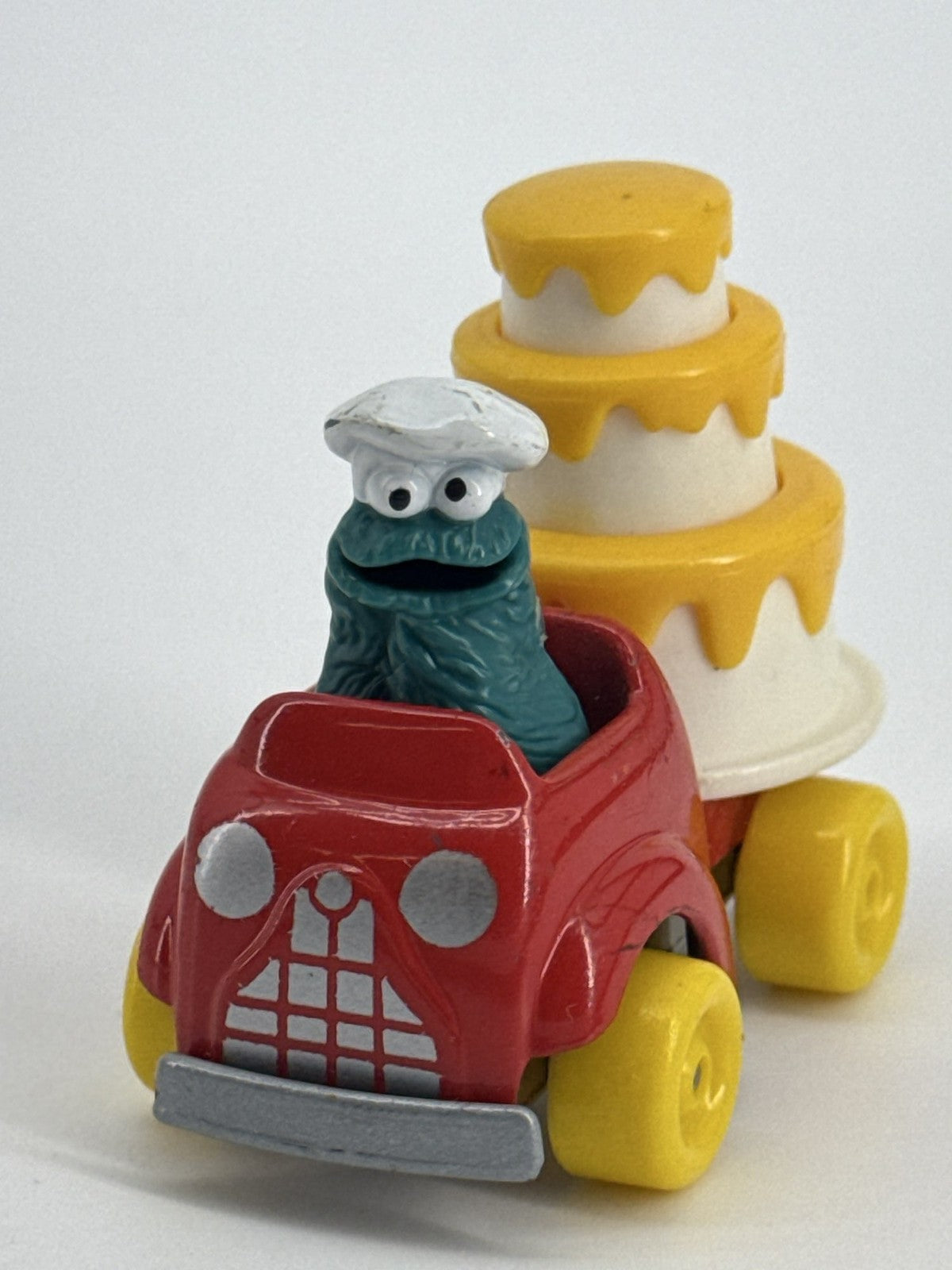 1982 Playskool Sesame Street Cookie Monster Cake Delivery Diecast Truck