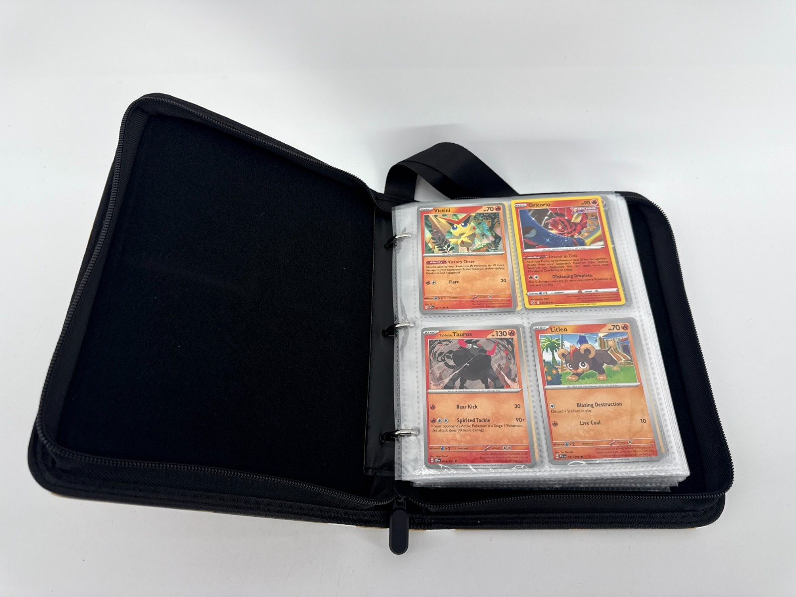 Pokémon Electric Card Lot Raichu Binder 100+ Lightning Type Bulk Non-Holo Set