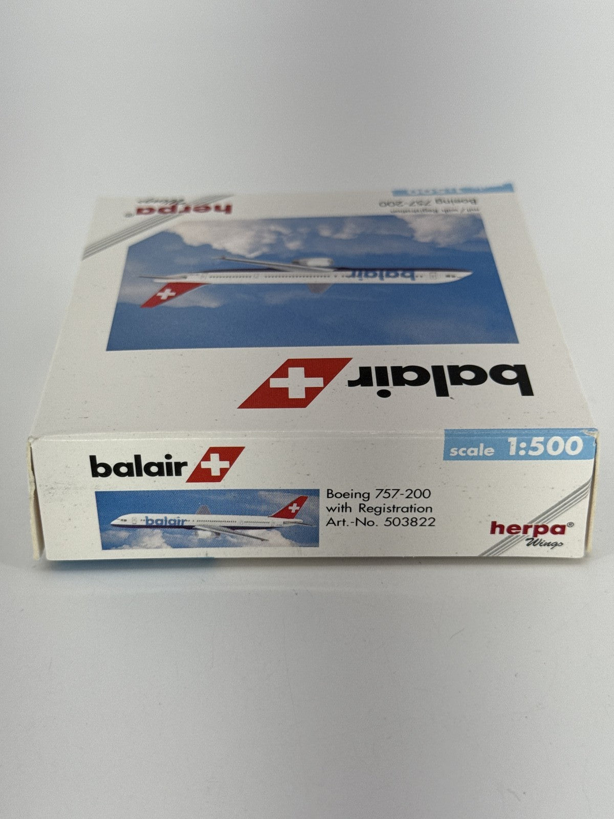 Herpa Wings 1:500 Balair Boeing 757-200 Diecast Aircraft Model