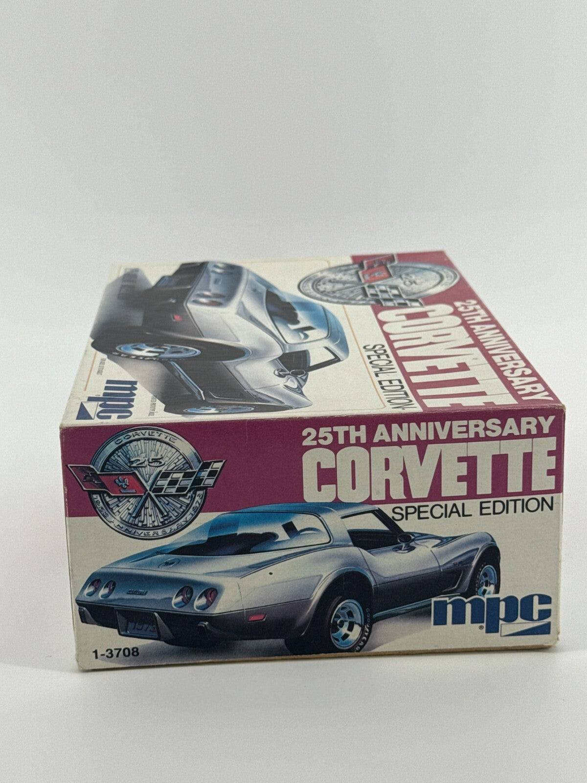 MPC Corvette 25th Anniversary 1/25 Model Kit 78-3708-202 Sealed Parts Vtg '77
