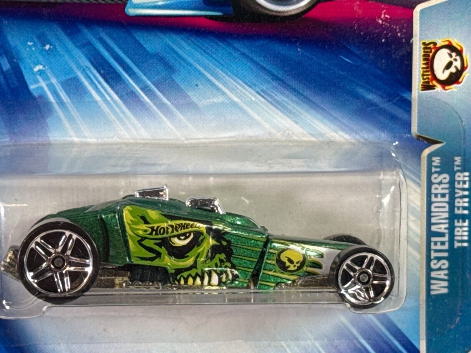 🔥 Hot Wheels Wastelanders Tire Fryer #175 – 2004 Planet Series Metallic Green M