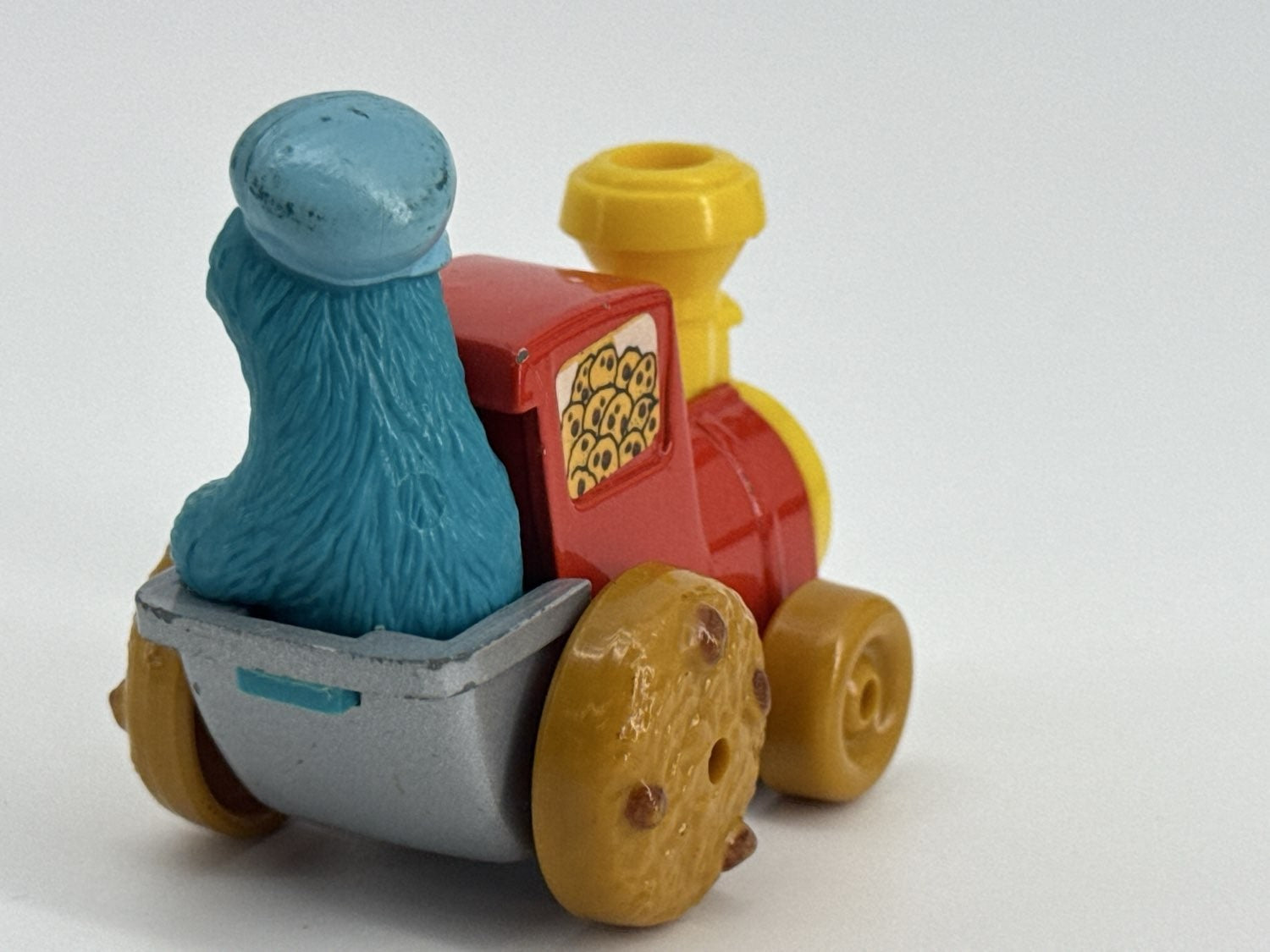 1981 Playskool Sesame Street Cookie Monster Train Engine Toy