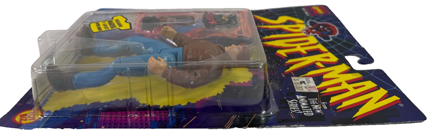 1994 ToyBiz Spider-Man Animated Peter Parker Action Figure w/ Camera MOC 2698