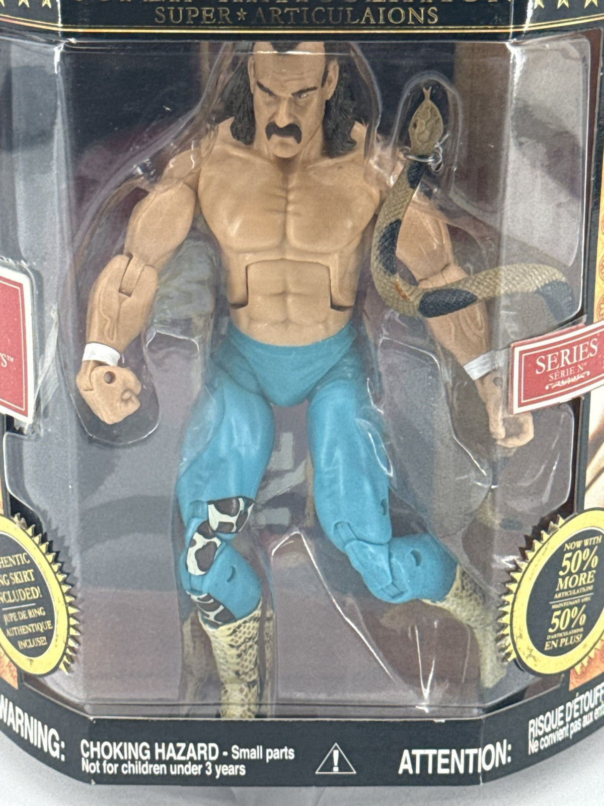 WWE Deluxe Classic Superstars Series 3 Jake The Snake Roberts Jakks Figure