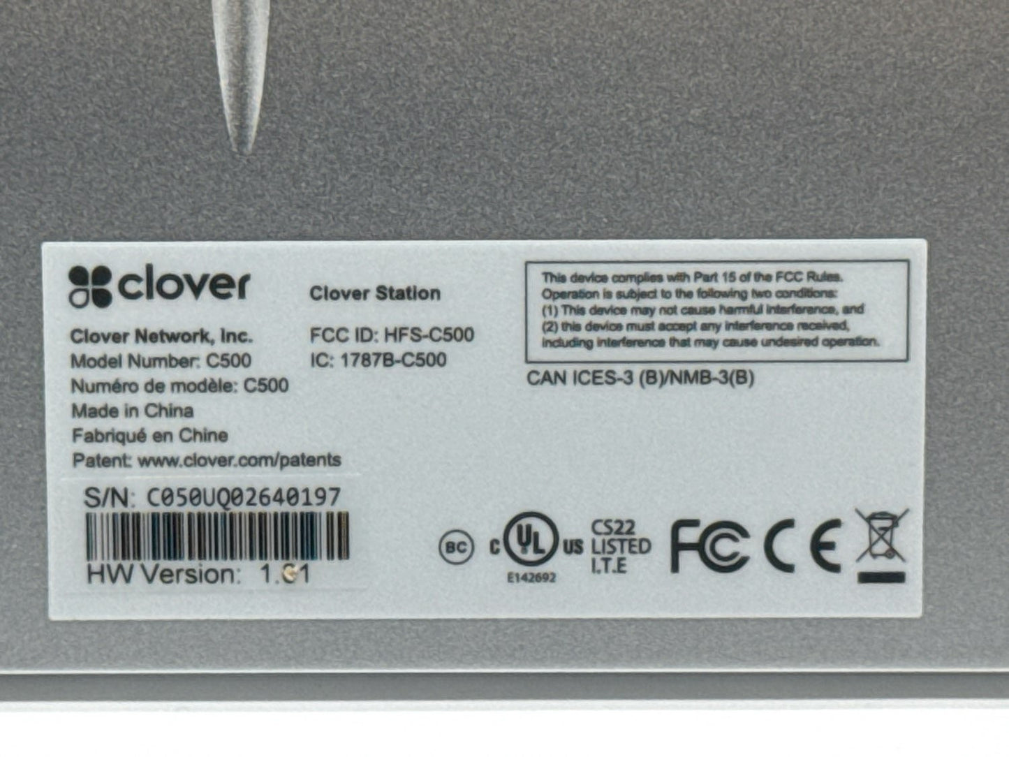 Clover POS Station C500 Printer P550 Kit H500 Bundle w/ Cash Drawer READ