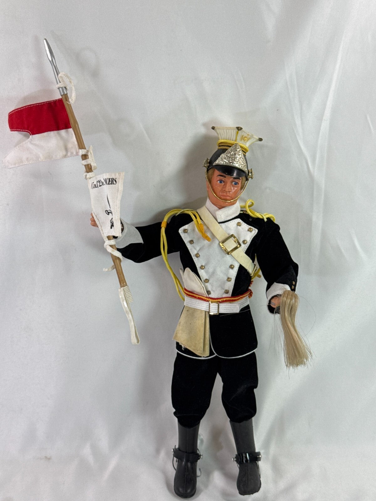 Action Man 17th/21st Lancer 12" Blonde Flocked Hair AM015 Palitoy 40th Nostalgic