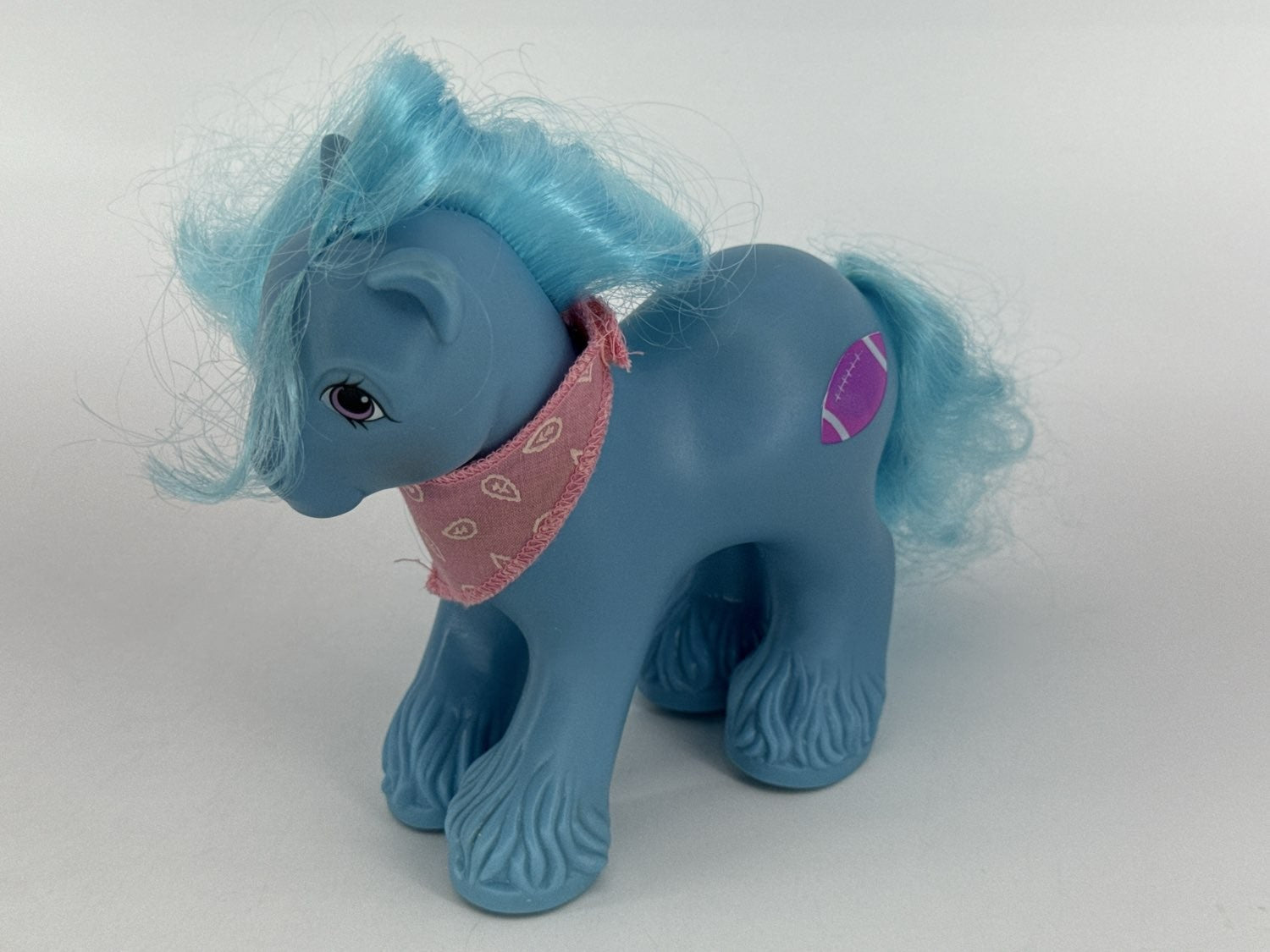 My Little Pony G1 Quarterback 1987 Blue Boy Football