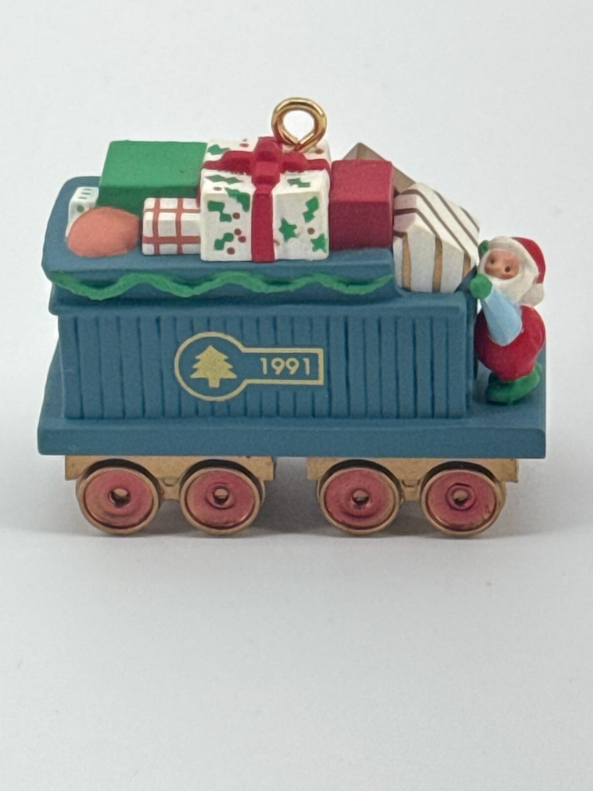 Hallmark Keepsake Claus & Co Train Ornament Set 1997-2000 4pc Locomotive