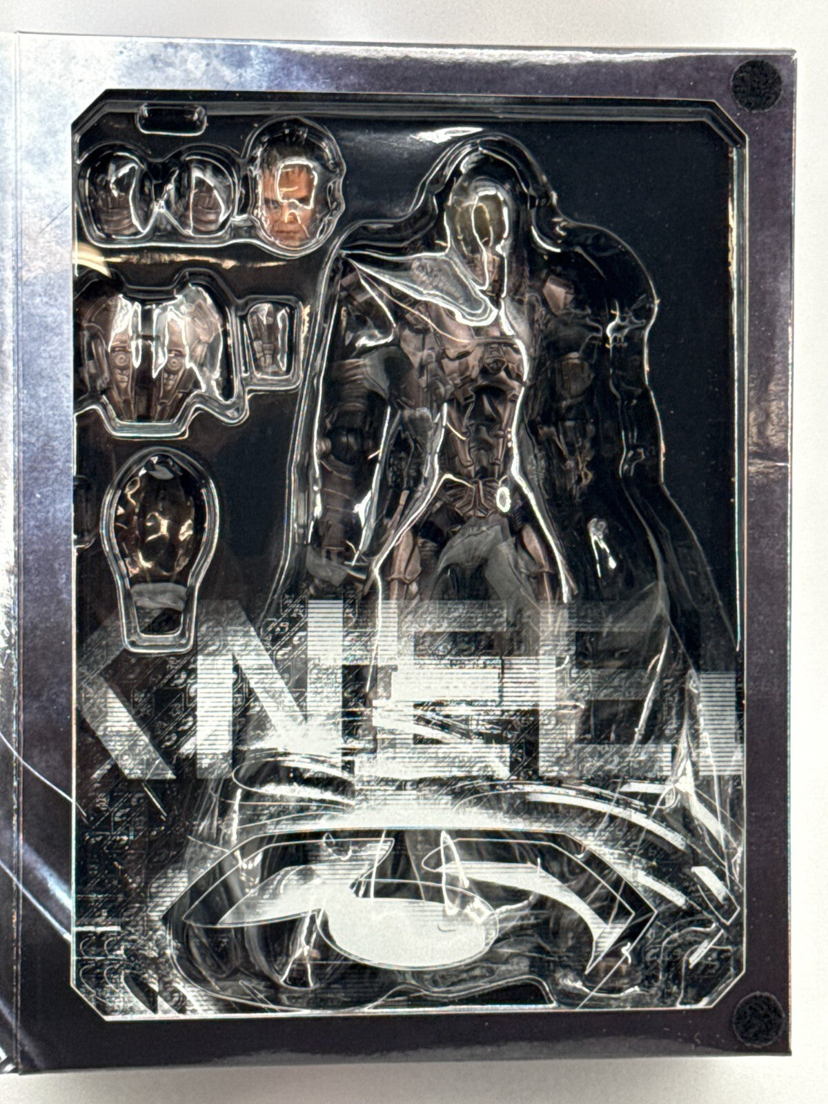 Play Arts Kai General Zod DC Man of Steel Figure Square Enix 10" Rare NIB HTF
