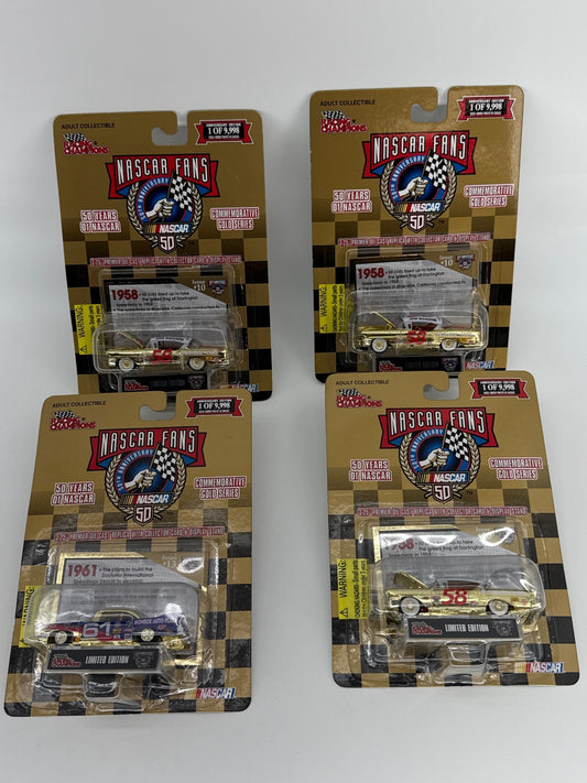 NASCAR Diecast 1:64 Racing Champions Gold Series 50th Anniversary Lot 4