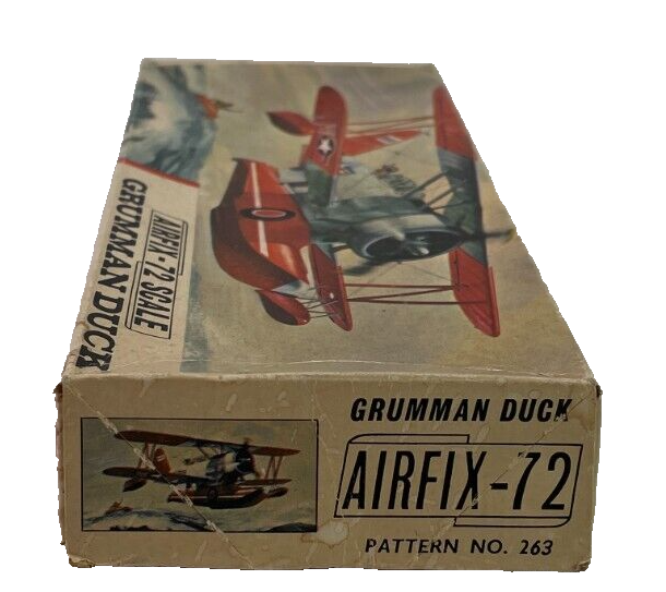 1/72 Airfix J2F-6 Grumman Duck Float Plane Model Kit - Vintage Open Box