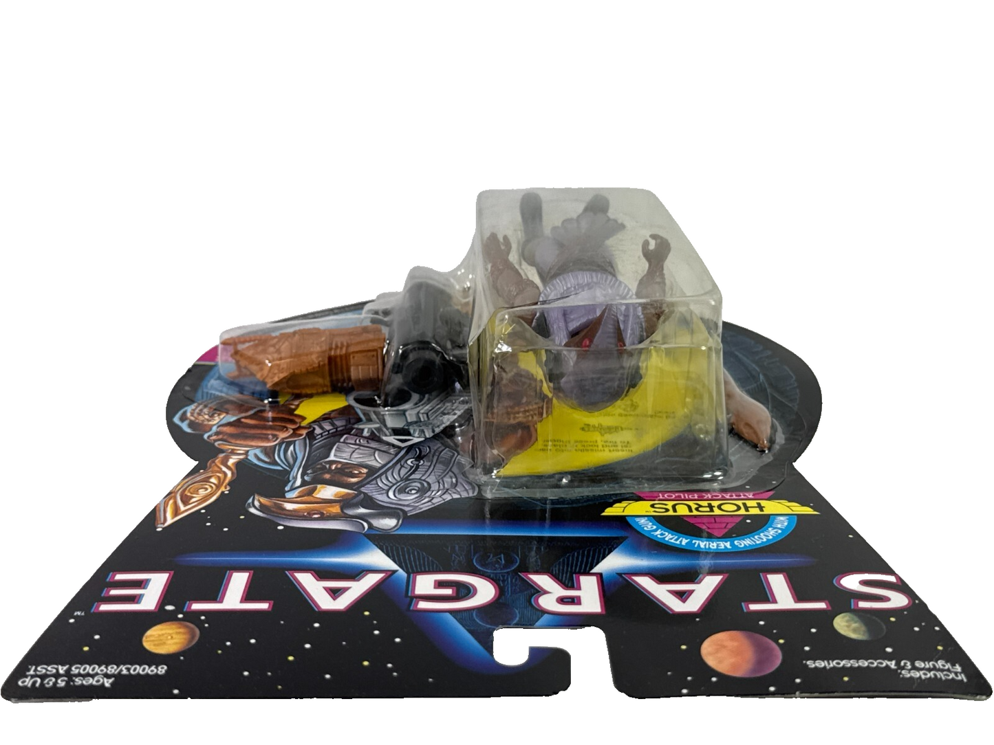 1994 Hasbro Stargate Horus Attack Pilot Figure w/ Accessories Carded READ