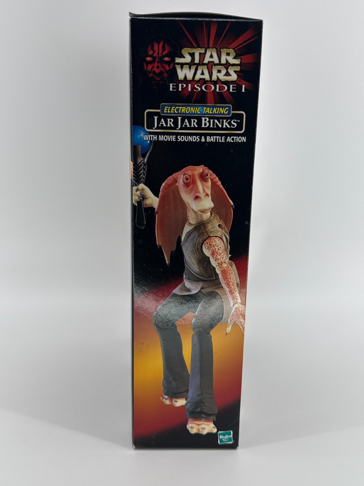 Star Wars Ep 1 Electronic Talking Jar Jar Binks Figure Hasbro 12” Voice Sounds
