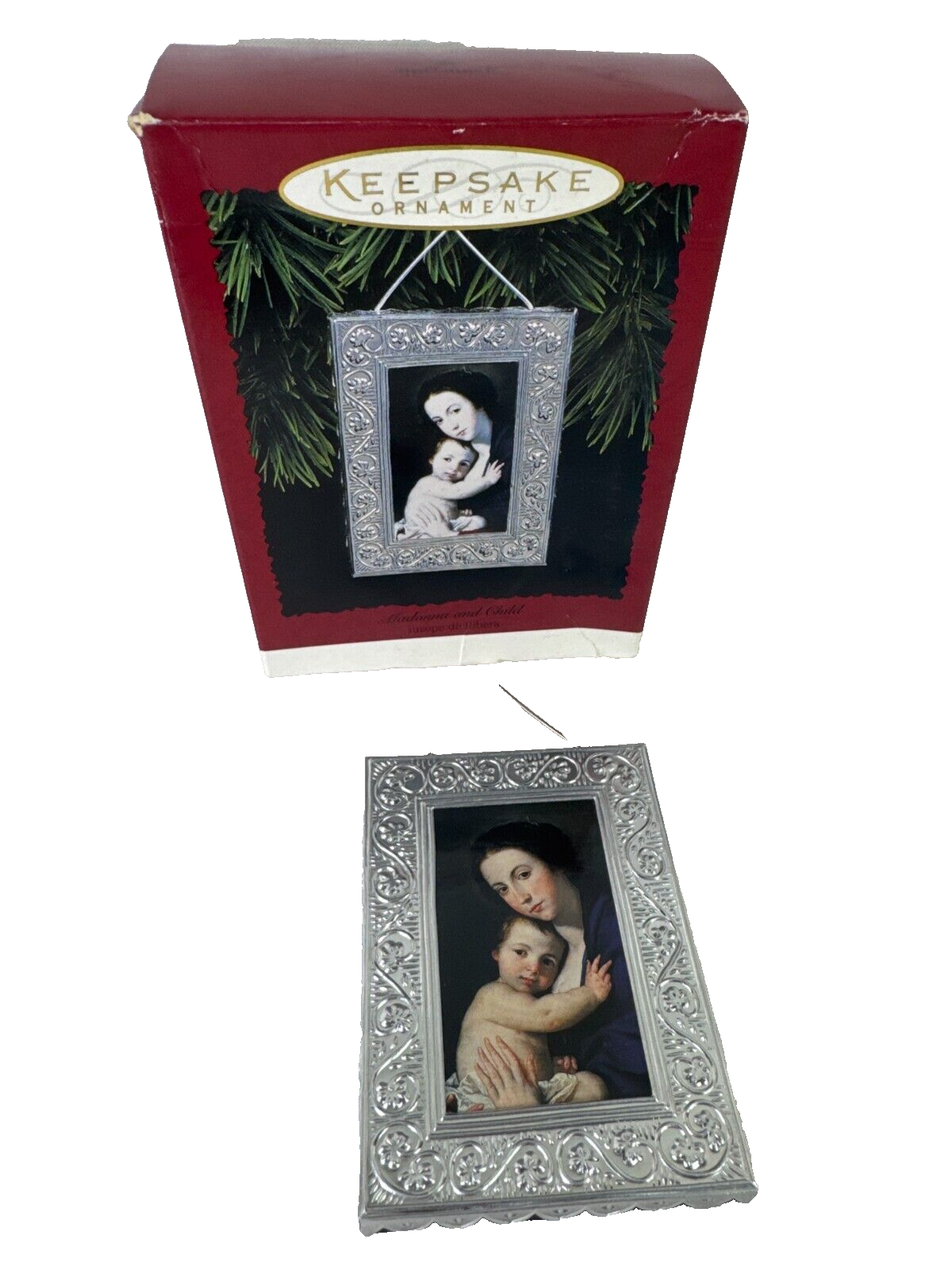 Hallmark Keepsake Madonna and Child Jusepe de Ribera 1996 Ornament - Fine Art 🎄