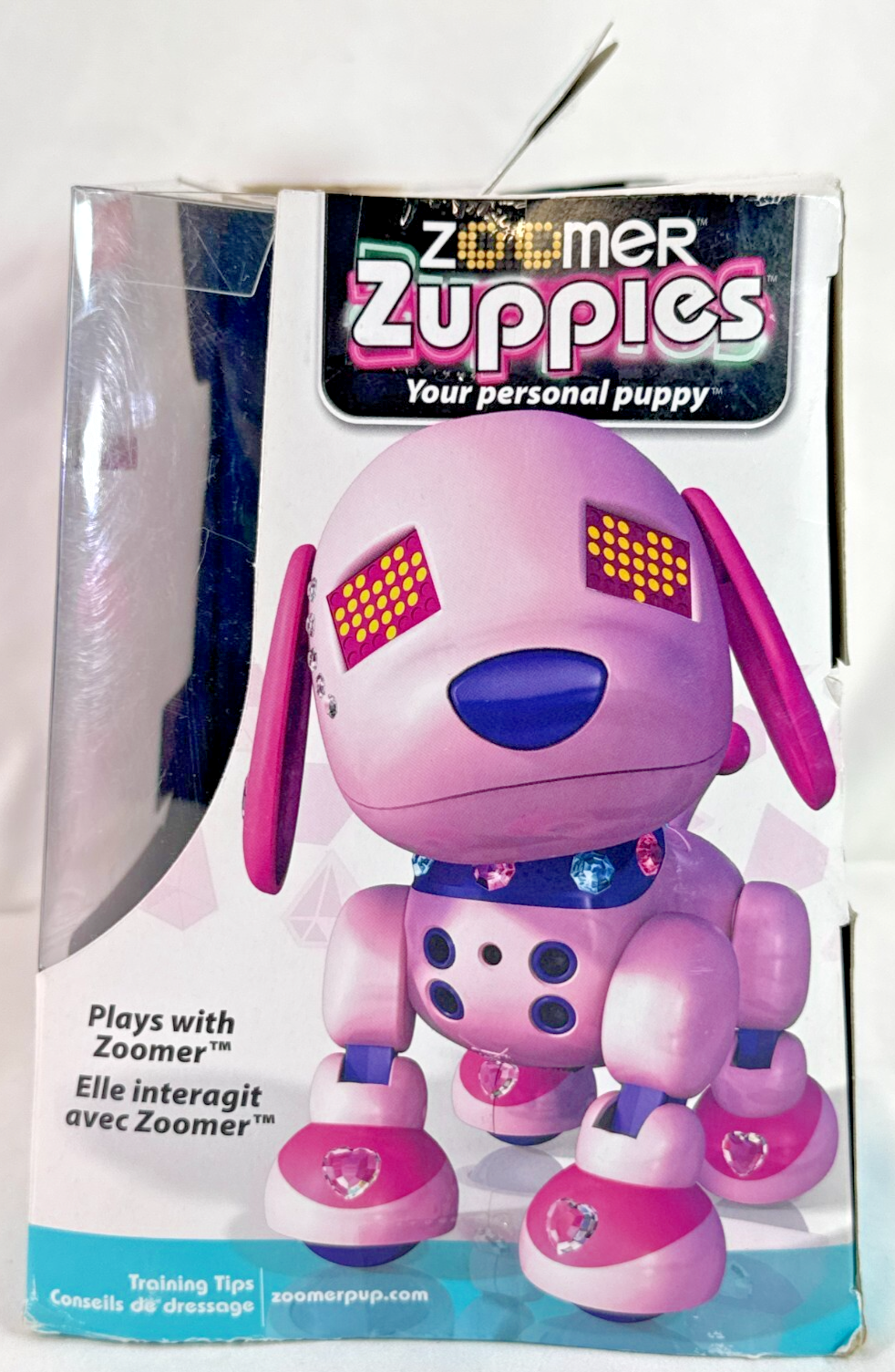 Zoomer Zuppies Gemma Pink Interactive Puppy Dog Lights Sounds Target Exclusive
