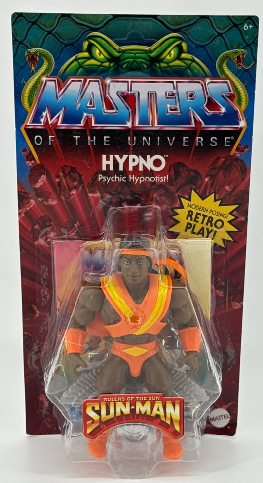 MOTU Origins HYPNO 2023 Sun-Man Series Figure Rulers of the Sun Retro Play Matte