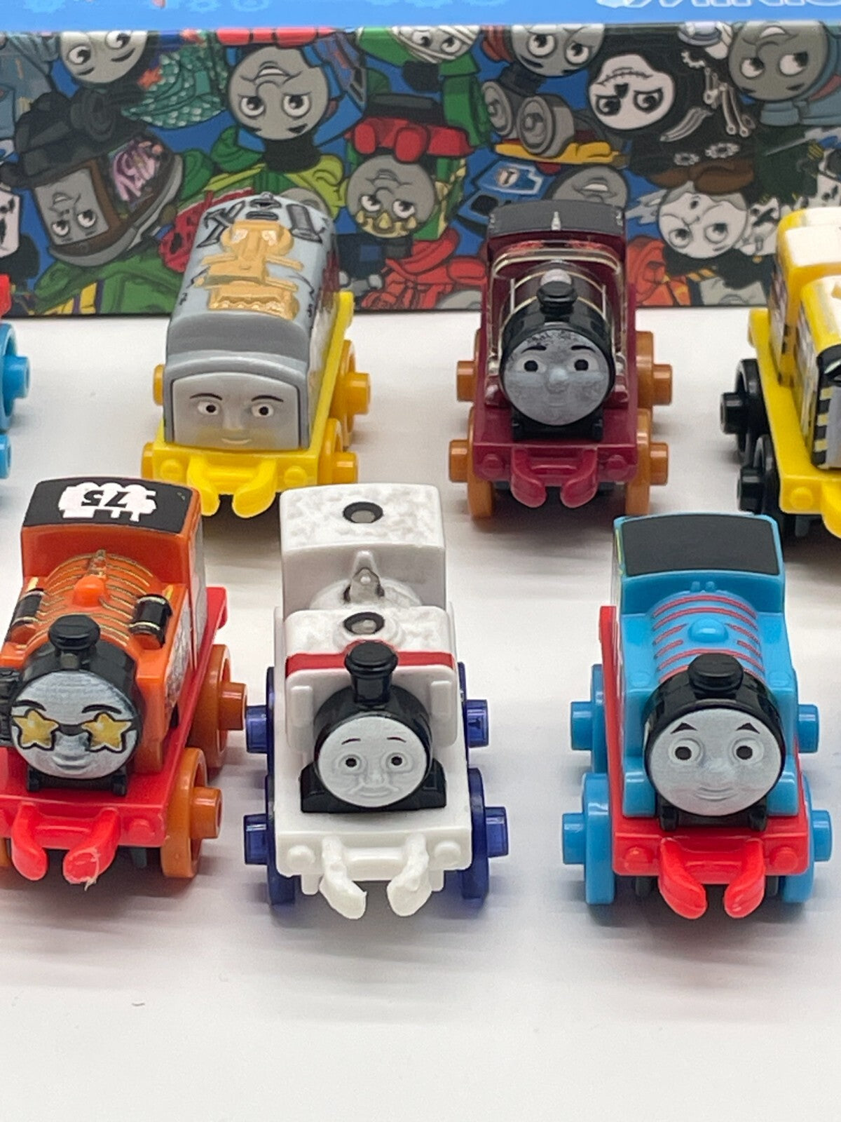 Thomas & Friends TrackMaster MINIS Lot of 13 Trains w/ Case Fisher Price