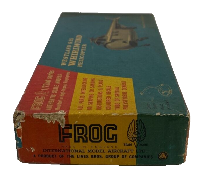 FROG 322P Westland S.55 Whirlwind Helicopter 1/72 Model Kit – Vintage RARE! 2094