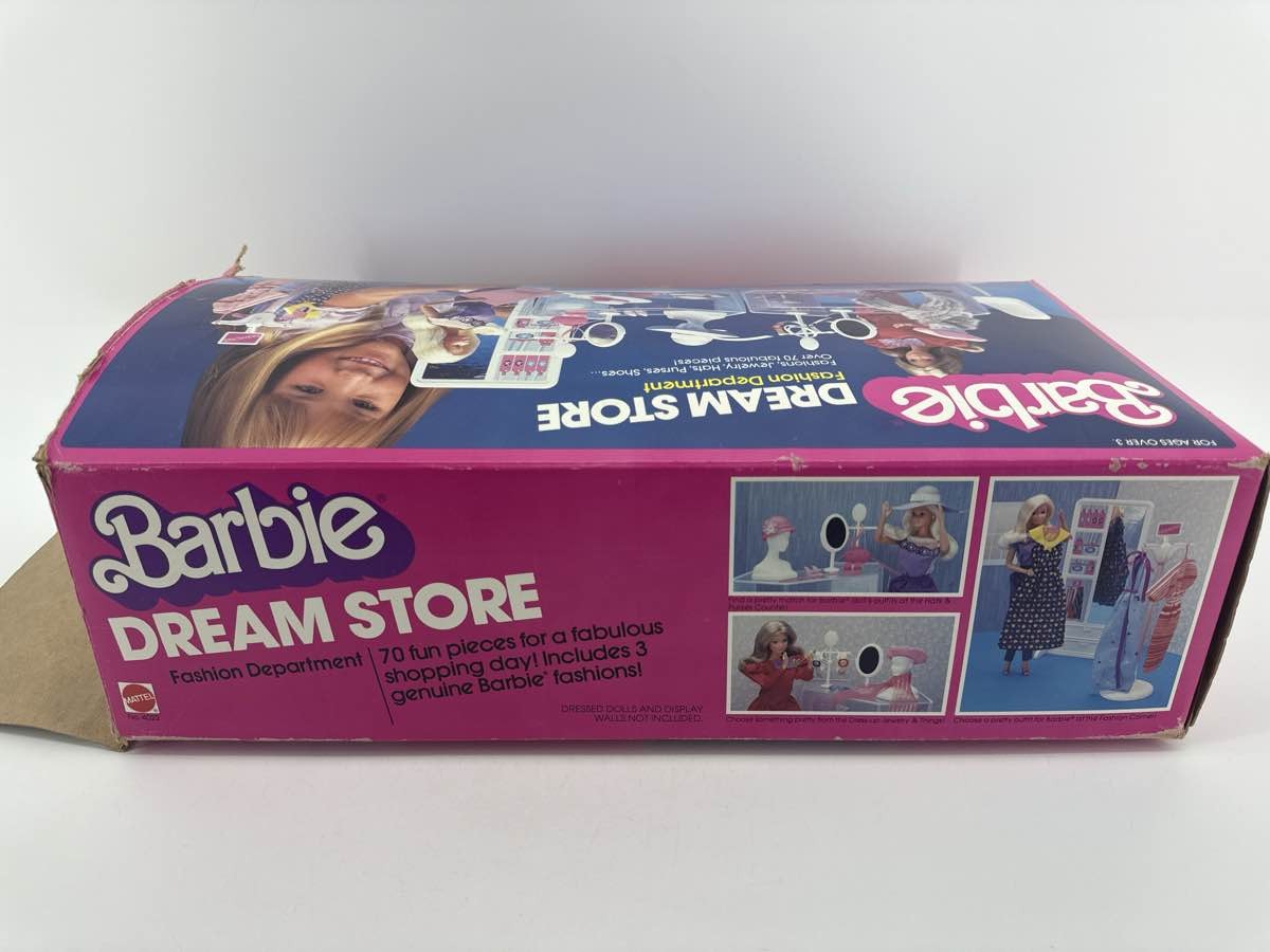 1982 Mattel Barbie Fashion Dept. Playset 4022 Box & Parts