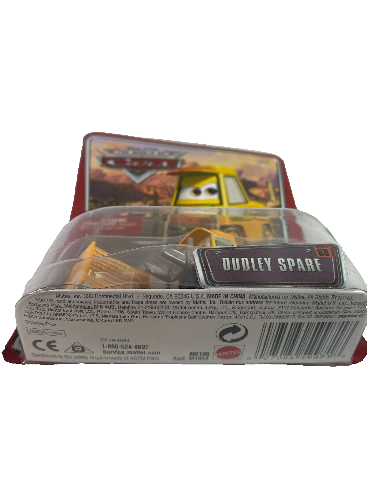 🚗 Dudley Spare #68 - Disney Pixar Cars Octane Gain Forklift w/ Accessories! 🚗