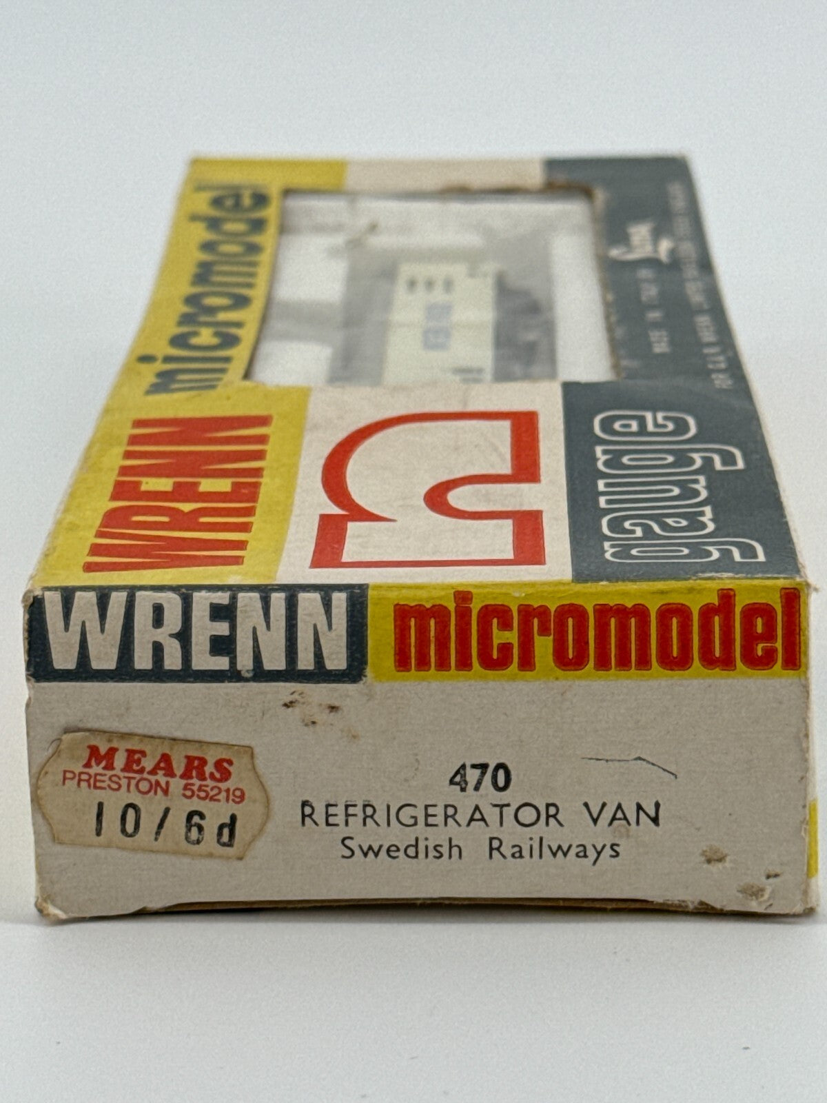 WRENN N Gauge Micromodel 470 Refrigerator Van Swedish Railways INTERFRIGO 3017