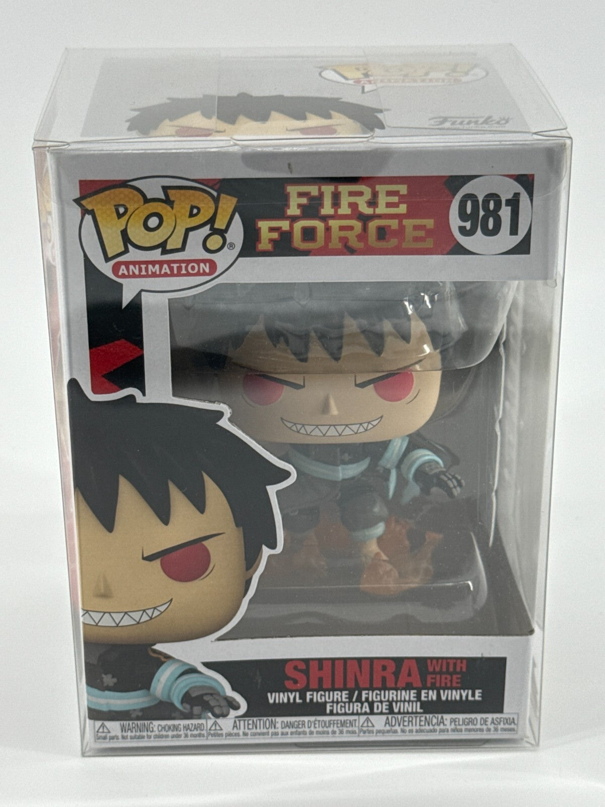Funko Pop Fire Force Lot of 3 Set #978 980 981 Arthur Maki Shinra Vinyl Figures