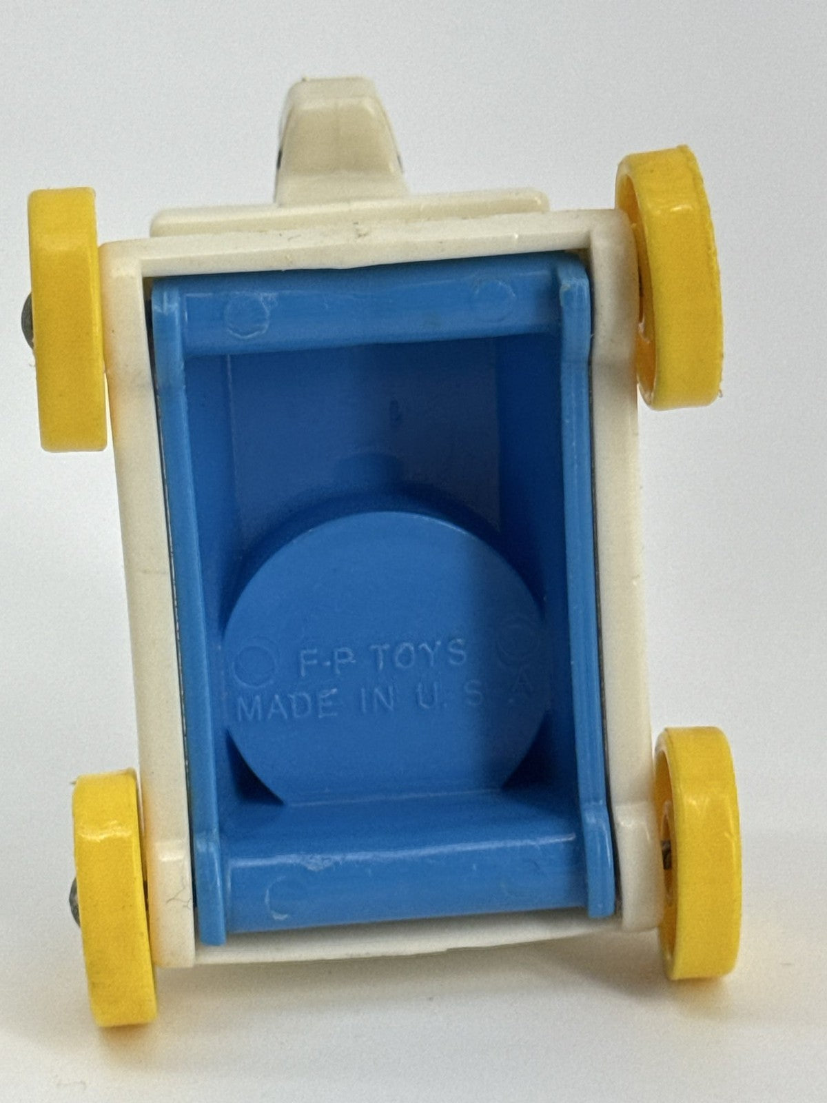 Fisher Price Little People Blue White Nursery Rocking Horse