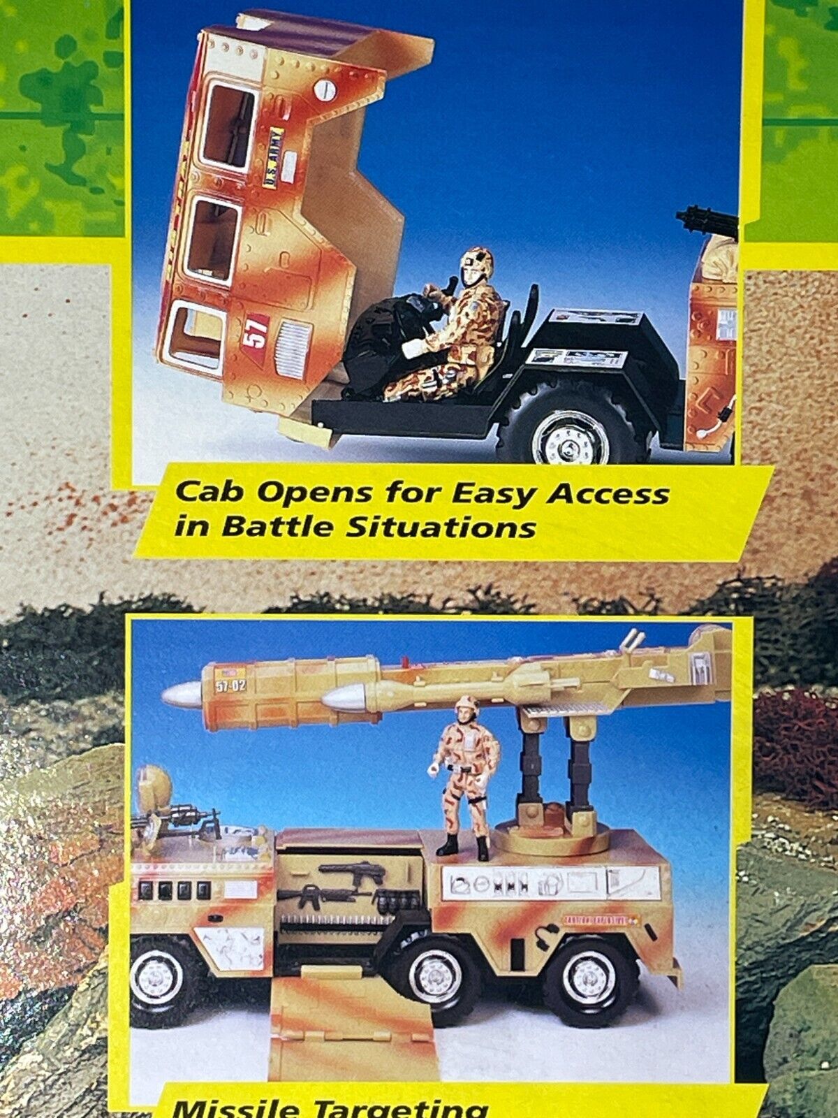 Elite Operations Military Mobile Missile Launcher Playset - 8-Wheeler - 3 Launch