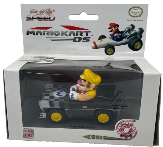 Carrera Pull & Speed Mario Kart DS Wario Brute 1:43 Scale Toy Car