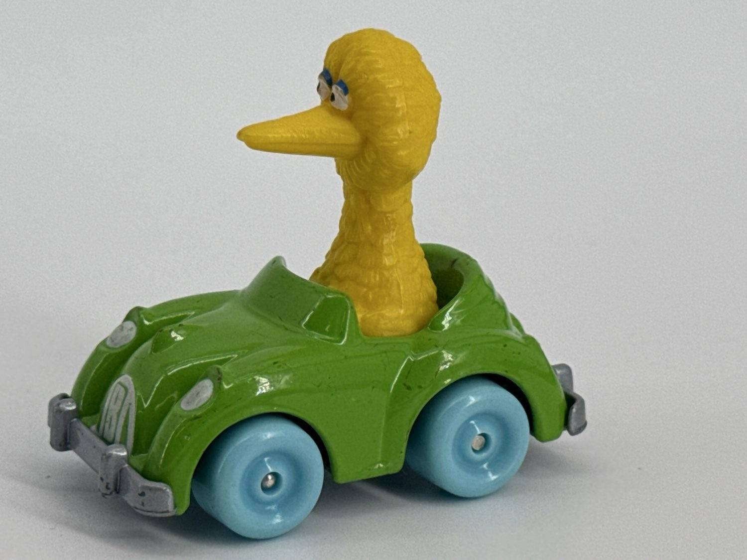 1983 Playskool Sesame St Big Bird Green Diecast Car