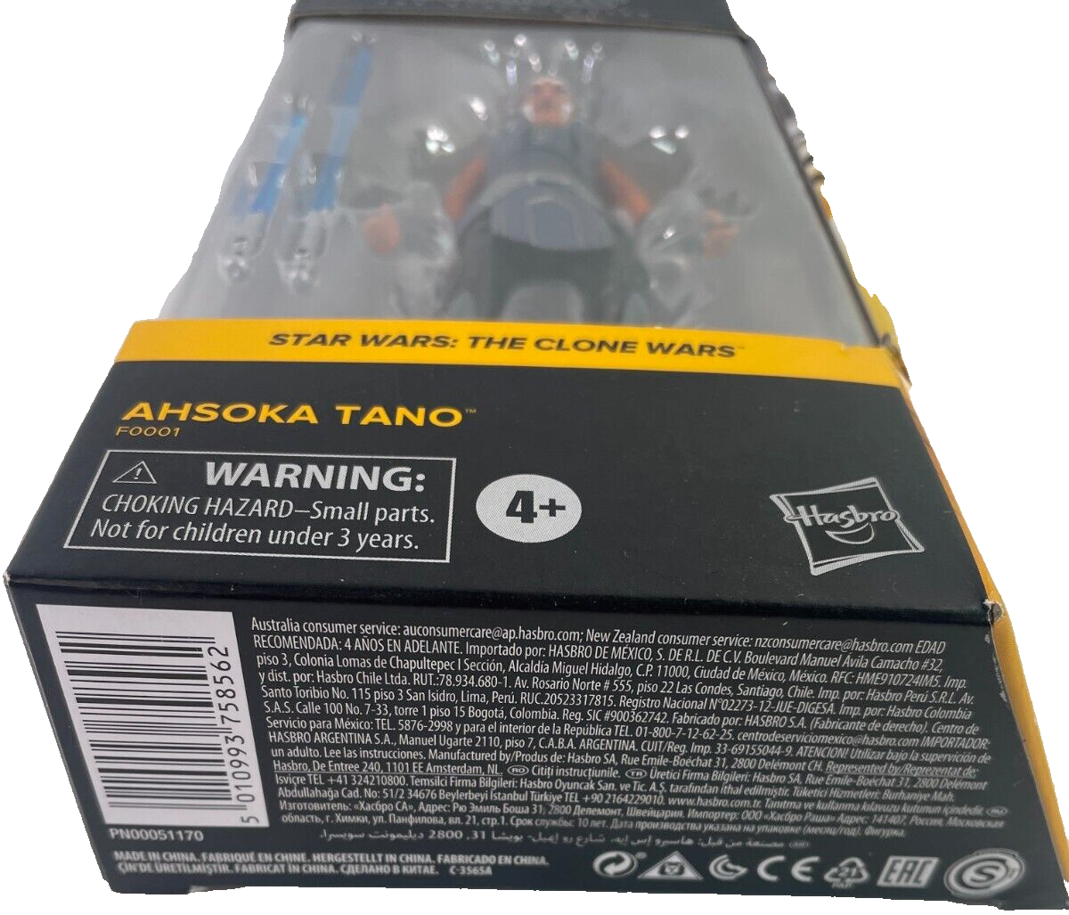 Hasbro Star Wars Black Series Ahsoka Tano 6" Figure Clone Wars Exclusive