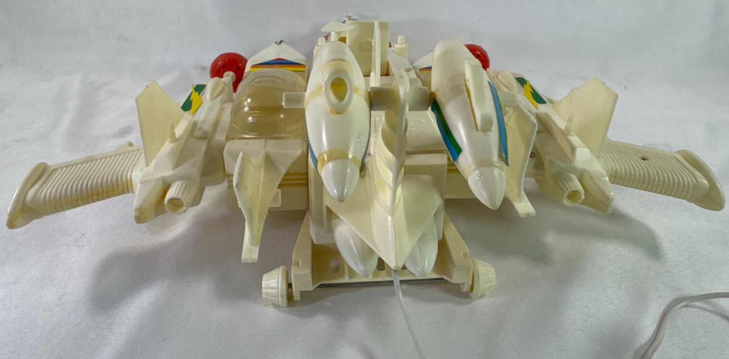 Vintage 1977 Mego Micronauts Battle Cruiser Playset Incomplete 3 Figures Boxed