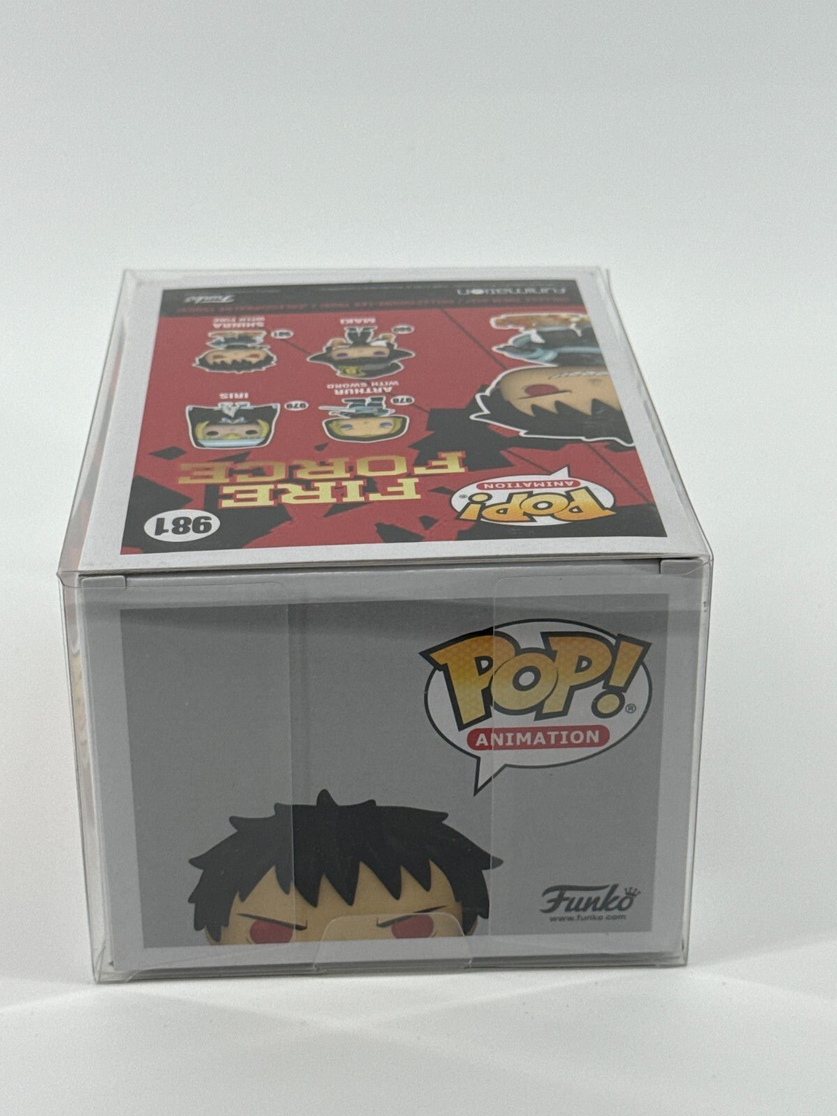 Funko Pop Fire Force Lot of 3 Set #978 980 981 Arthur Maki Shinra Vinyl Figures