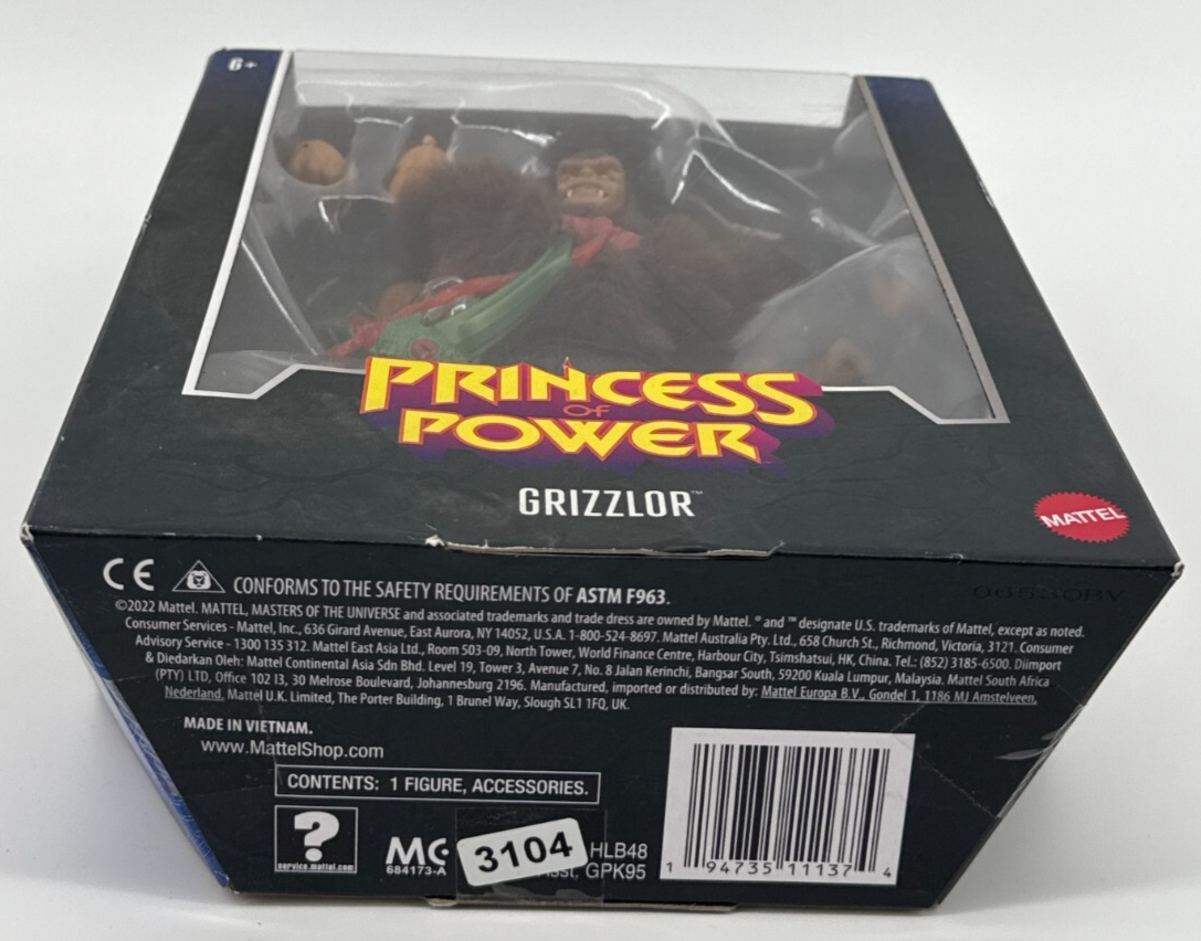 MOTU Masterverse Grizzlor Action Figure 2023 Princess of Power Evil Horde Mattel