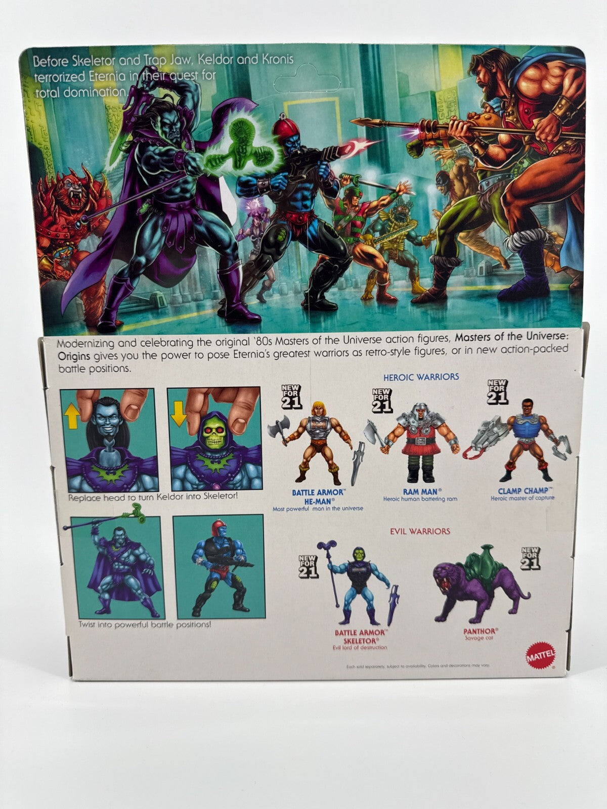 Masters of the Universe Keldor & Kronis Origins 2-Pack Rise of Evil MOC Mattel