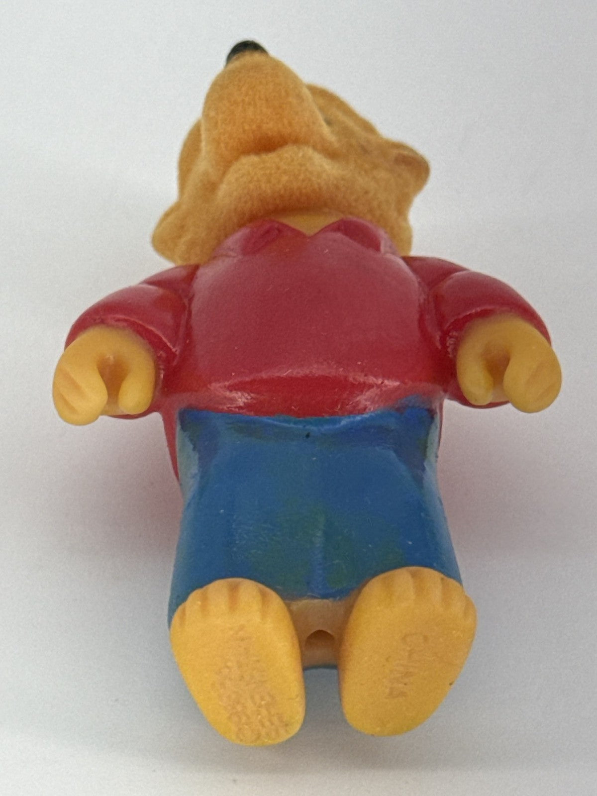 1986 Berenstain Bears Family Flocked Figures McDonald's Happy Meal Lot 4