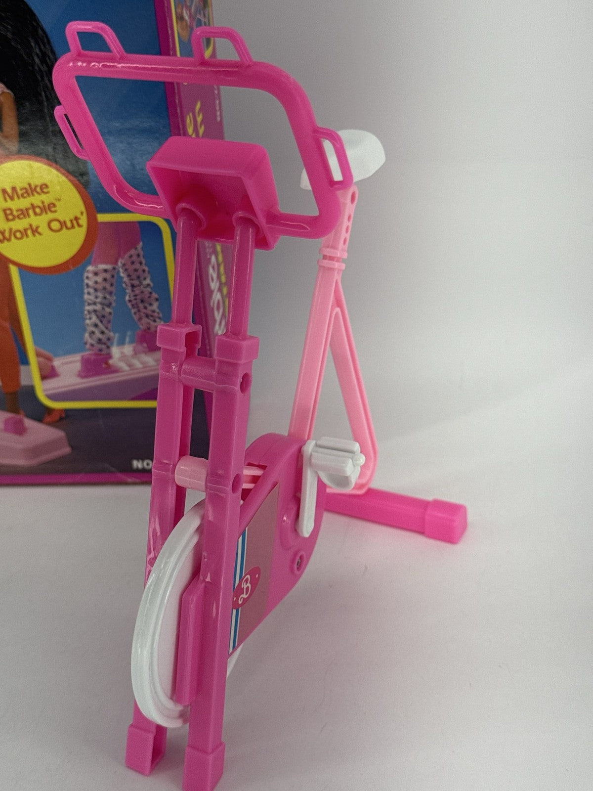 Barbie All Stars Home Gym Playset Mattel 1989 #7440 Box & Accs