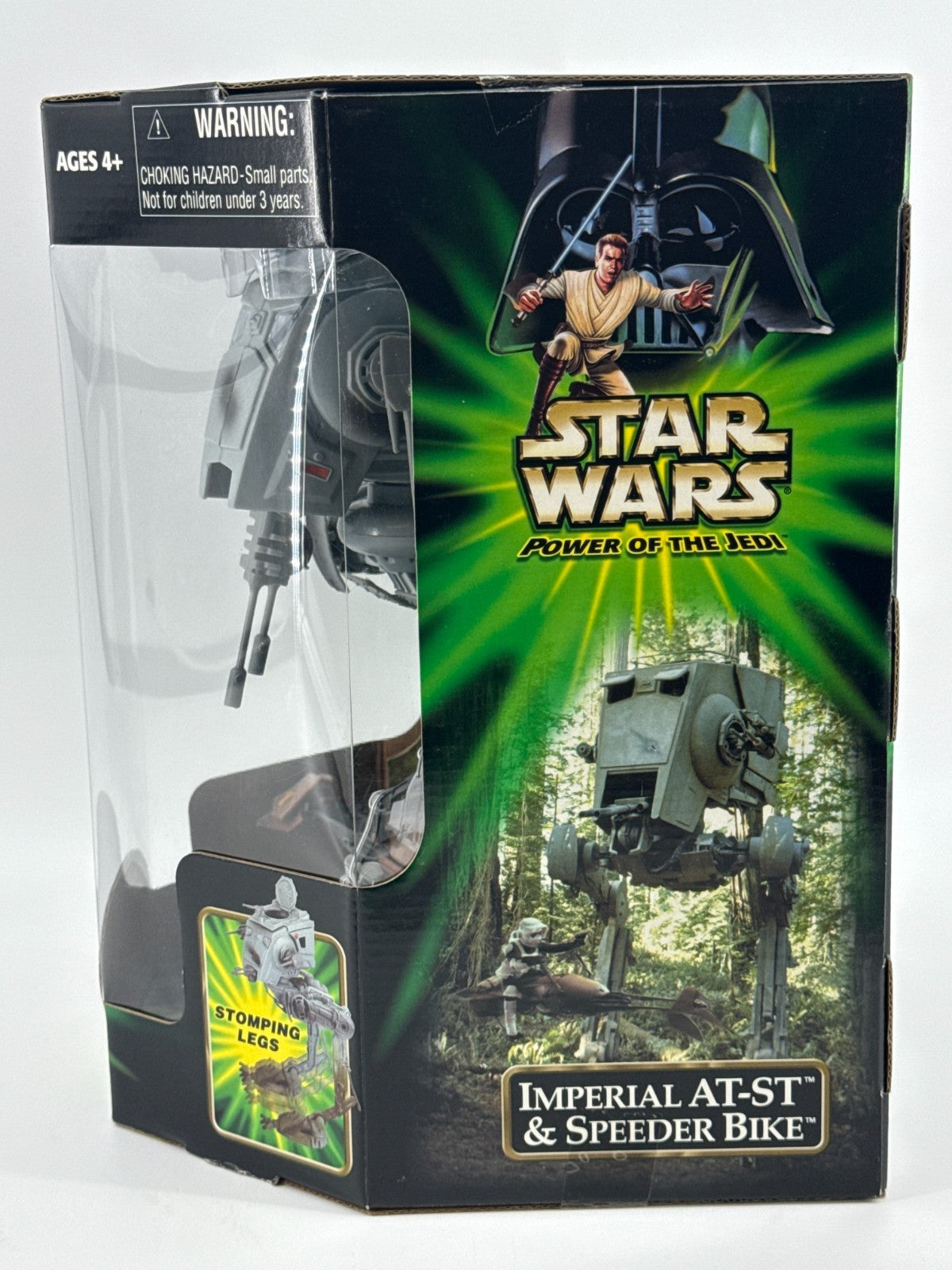 Star Wars Power of the Jedi POTJ Imperial AT-ST & Speeder Bike Paploo BRAND NEW