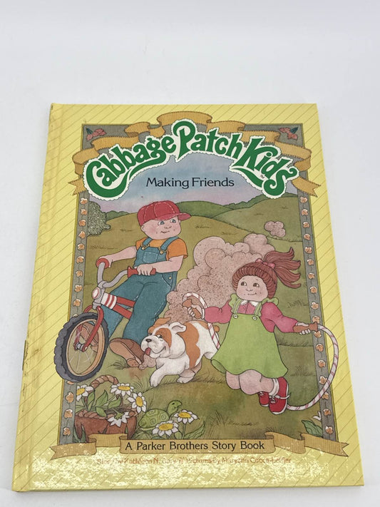 Cabbage Patch Kids Making Friends 1984 Parker Bros Book CPK