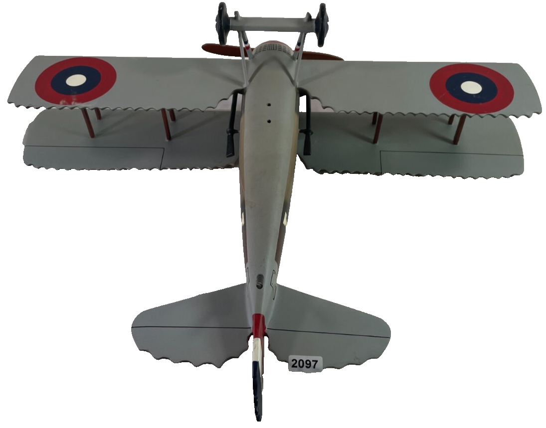 Wooden WWI SPAD XIII Model Airplane Biplane Handcrafted Military Plane 2097
