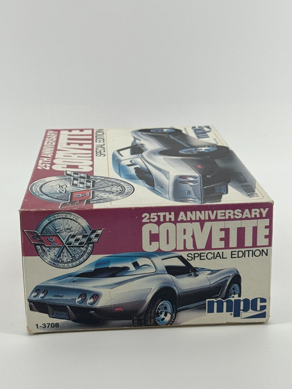 MPC Corvette 25th Anniversary 1/25 Model Kit 78-3708-202 Sealed Parts Vtg '77