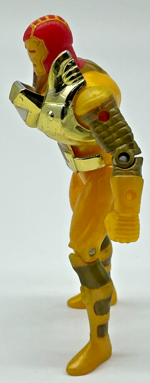 1994 ToyBiz Marvel Iron Man Hydro Armor Deep Sea Yellow Gold 5" Action Figure