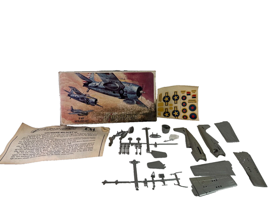 1/72 WWII Fighter Plane Model Kit Series No. 1203-50 Vintage Sealed Complete