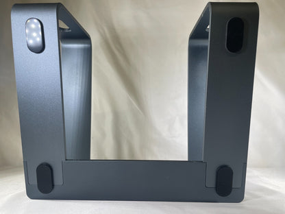 Skrebba Silver Laptop Stand 10-15.6" Ergonomic Riser Ventilated Aluminum Alloy