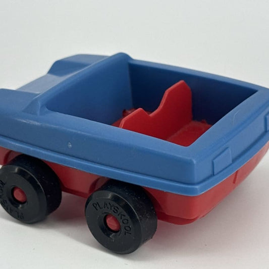 1974 Playskool Familiar Places #480 Red Blue Car Toy Block People