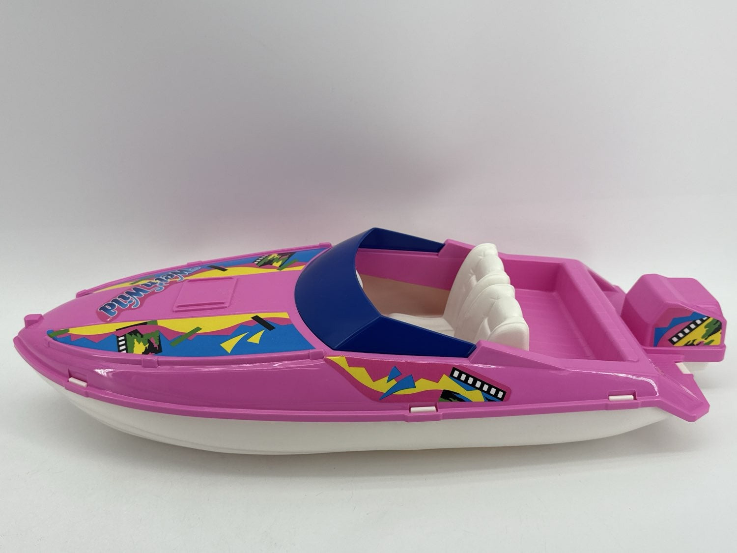 Barbie Wet 'n Wild Speedboat 1989 Mattel 7494 Toy Boat Pink