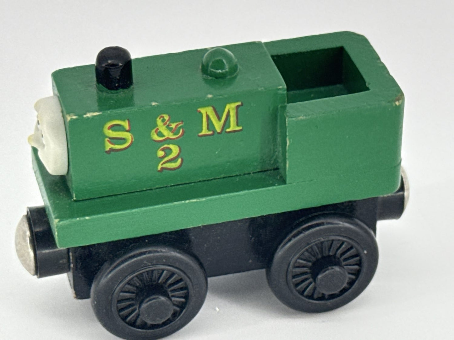 Thomas & Friends Wooden Railway Neil S&M 2 Green Tank Engine Train 1999